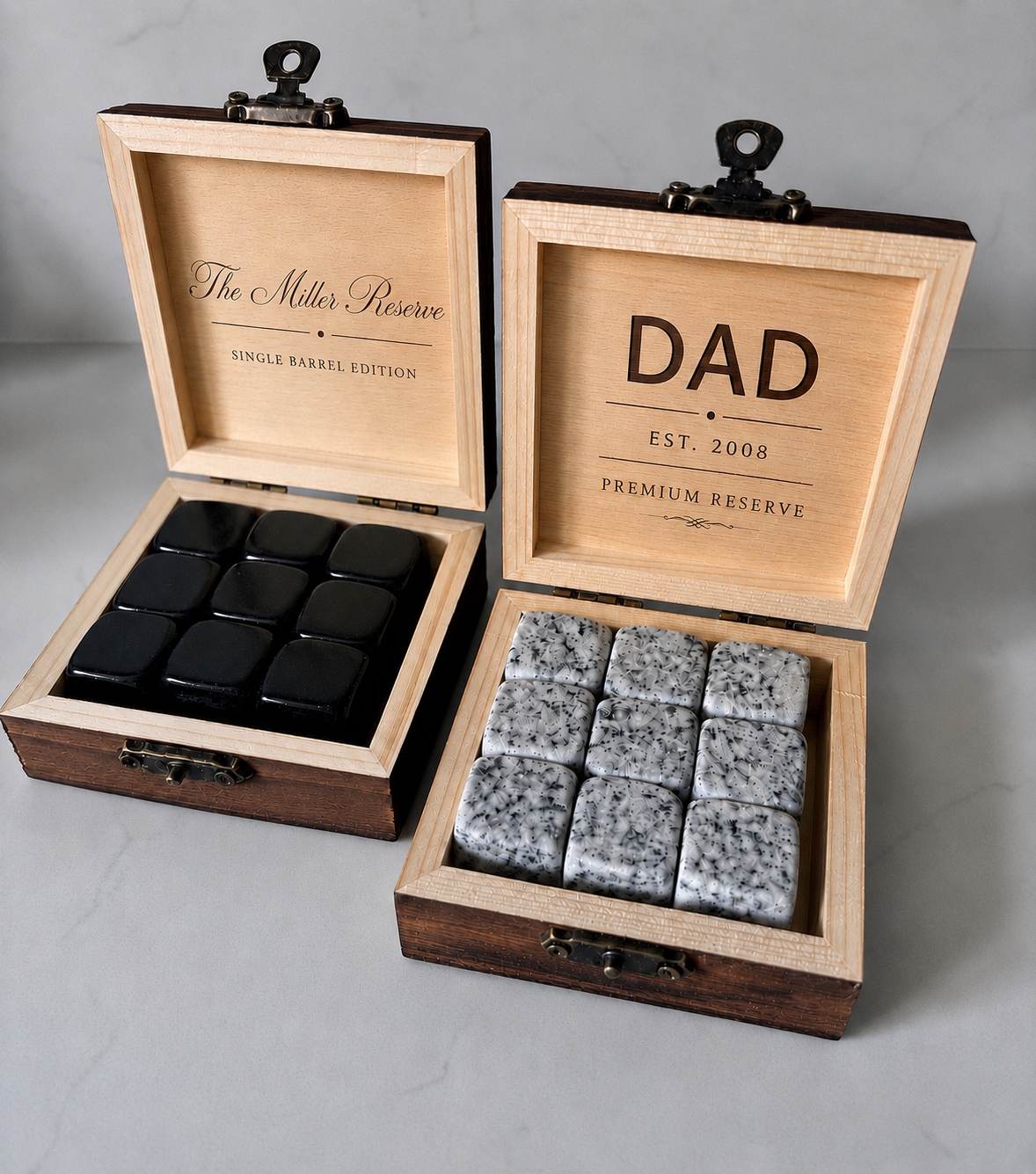Custom Engraved Whiskey Stones