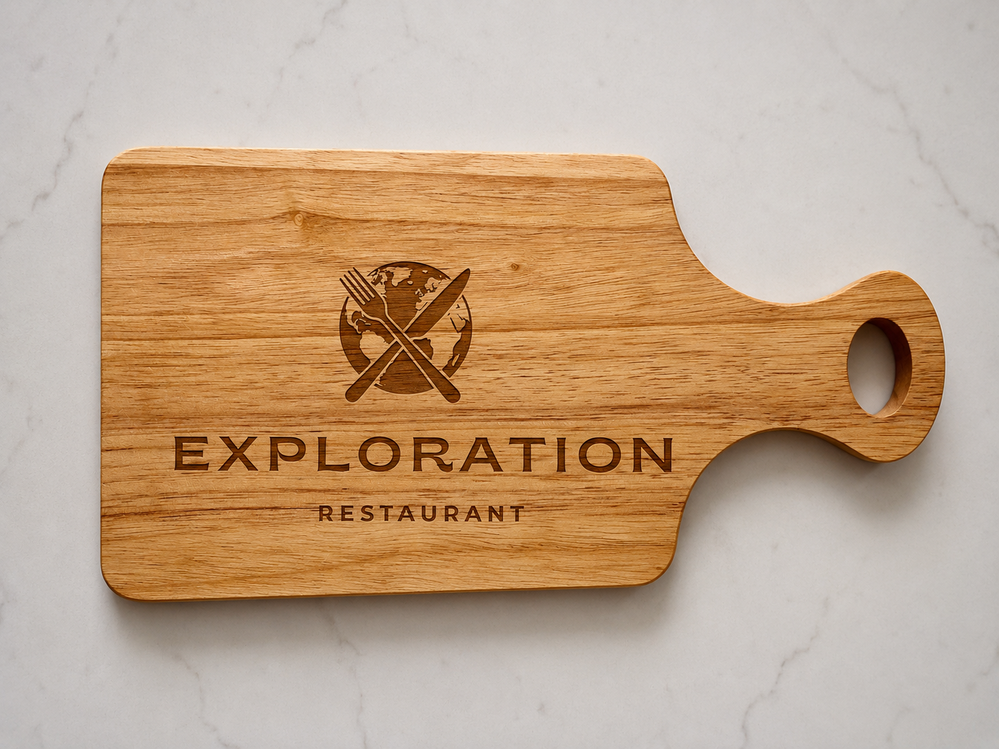 Hevea Wood Cutting/Charcuterie/Chopping Board - Personalised & Custom Engraving