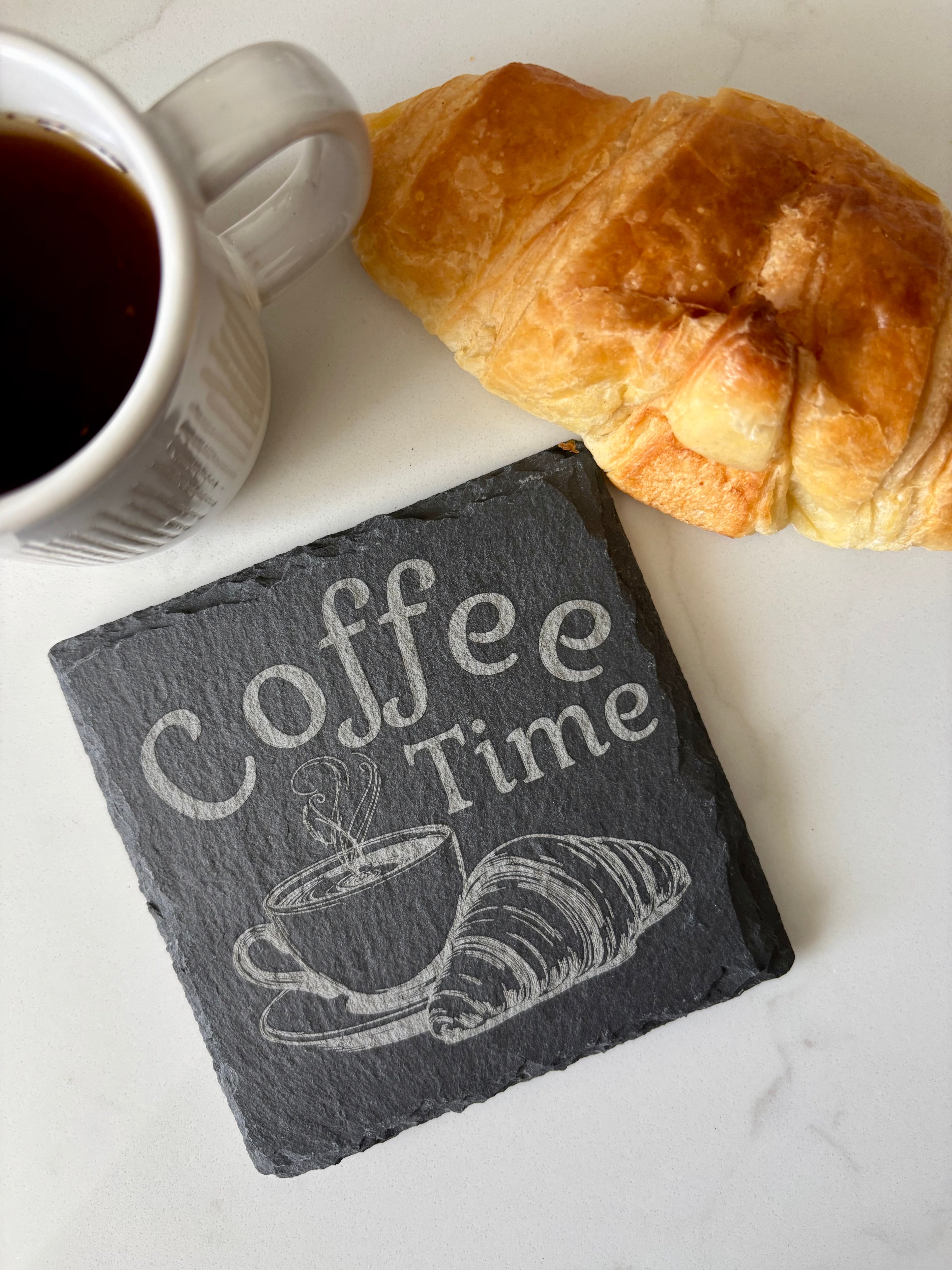Slate Coasters Custom Engraved - Logo Branding/Gifts/Personal