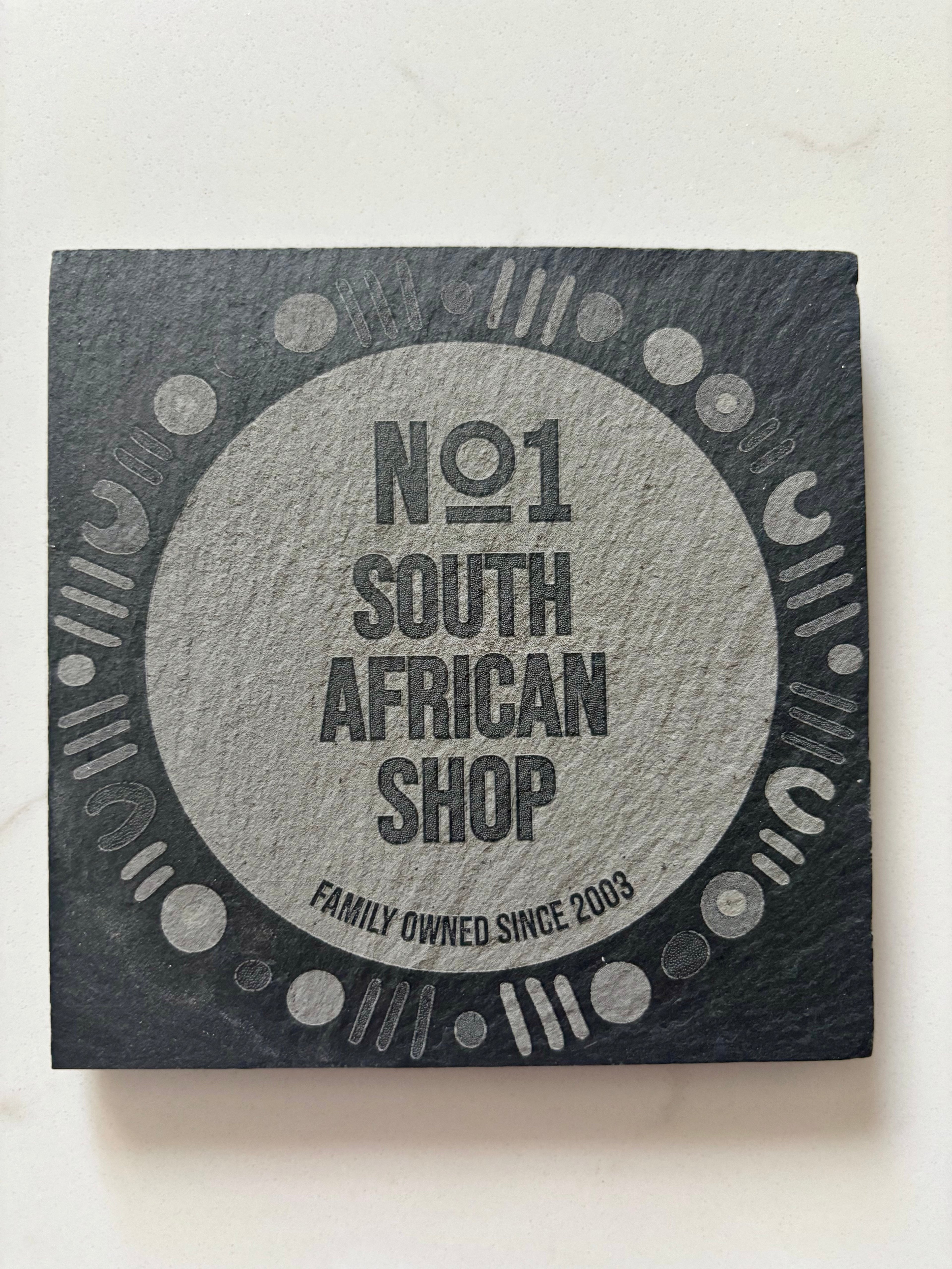 Slate Coasters Custom Engraved - Logo Branding/Gifts/Personal